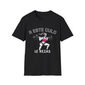T-Shirt — "A Este Culo Le Rezas" Weightlifting Skeleton Graphic Tee
